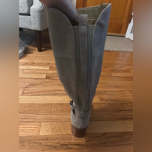 Marc Fisher Riley Taupe Multi Suede Riding Boot NWOT - Picture 6 of 15